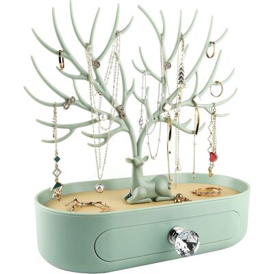 OEM Présentoir De Bijoux En Bois De Cerf, Pendentif De Tour D'Arbre Pièces De Rangement Bagues Boucles D'Oreilles Collier Bracelet - Publicité OEM Présentoir De Bijoux En Bois De Cerf, Pendentif De Tour D'Arbre Pièces De Rangement Bagues Boucles D'Oreilles Collier Bracelet - Publicité