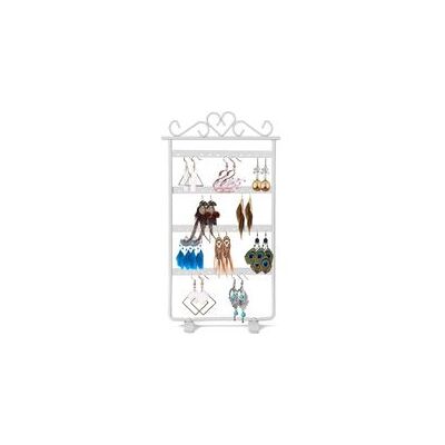 OEM Présentoirs À Bijoux, Présentoir De Boucle D'Oreille En Métal, Organisateur De Boucle D'Oreille De Bijoux Porte-bijoux Vintage Support Pour Boucles D'Oreilles, Collier (blanc, 48 Trous) - Publicité OEM Présentoirs À Bijoux, Présentoir De Boucle D'Oreille En Métal, Organisateur De Boucle D'Oreille De Bijoux Porte-bijoux Vintage Support Pour Boucles D'Oreilles, Collier (blanc, 48 Trous) - Publicité