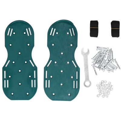 XVX Sandales Aérateur De Pelouse En Copolypropylène Vertes – Idéales Pour Cour, Patio, Jardin Et Travaux De Terrassement - Publicité XVX Sandales Aérateur De Pelouse En Copolypropylène Vertes – Idéales Pour Cour, Patio, Jardin Et Travaux De Terrassement - Publicité