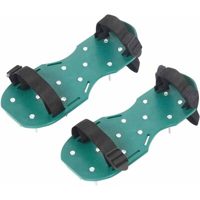 ALVIOR Chaussures Aérateur Pelouse - Picots Acier 42 Mm - Fixation Universelle Sur Chaussures - Abs Robuste - Pour Jardin Et Pelouse - Lot De 2 - Publicité ALVIOR Chaussures Aérateur Pelouse - Picots Acier 42 Mm - Fixation Universelle Sur Chaussures - Abs Robuste - Pour Jardin Et Pelouse - Lot De 2 - Publicité
