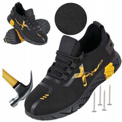 OEM Chaussures De Travail Respirantes En Maille Pour Hommes, Avec Embout Renforcé Et Anti-perforation. Publicité OEM Chaussures De Travail Respirantes En Maille Pour Hommes, Avec Embout Renforcé Et Anti-perforation. Publicité