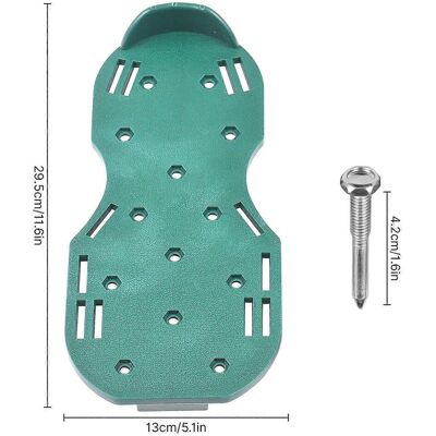 FLAMMKRAFT Chaussures Aératrices Pour Gazon, Outil D'Aération Du Sol Et De La Pelouse, Chaussures À Pointes Avec 2 Lacets Métalliques Réglables Pour Ép. Publicité FLAMMKRAFT Chaussures Aératrices Pour Gazon, Outil D'Aération Du Sol Et De La Pelouse, Chaussures À Pointes Avec 2 Lacets Métalliques Réglables Pour Ép. Publicité