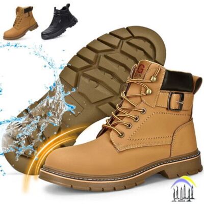 SANS MARQUE Chaussure De Securite Homme Femmes Bottes De Travail Cuir Imperméables Legere Embout En Acier Bottes De Sécurité Indestructible Protection - 39 - Publicité SANS MARQUE Chaussure De Securite Homme Femmes Bottes De Travail Cuir Imperméables Legere Embout En Acier Bottes De Sécurité Indestructible Protection - 39 - Publicité