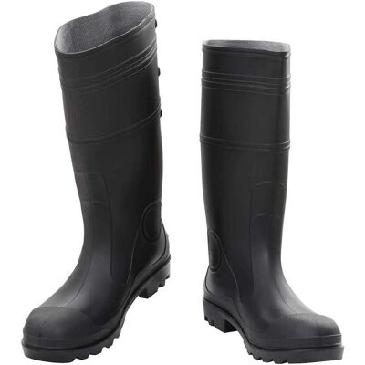 DESIGN IN Bottes De Pluie Noir Taille 45 Pvc - Publicité DESIGN IN Bottes De Pluie Noir Taille 45 Pvc - Publicité