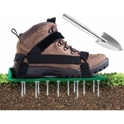 SANS MARQUE Sandales Aérateur Pelouse, Chaussure À Gazon, Pelouse Ventilateur Scarificateur Gazon Scarificateur Gazon Ongles Chaussures Pour Votre Gazon - Publicité SANS MARQUE Sandales Aérateur Pelouse, Chaussure À Gazon, Pelouse Ventilateur Scarificateur Gazon Scarificateur Gazon Ongles Chaussures Pour Votre Gazon - Publicité