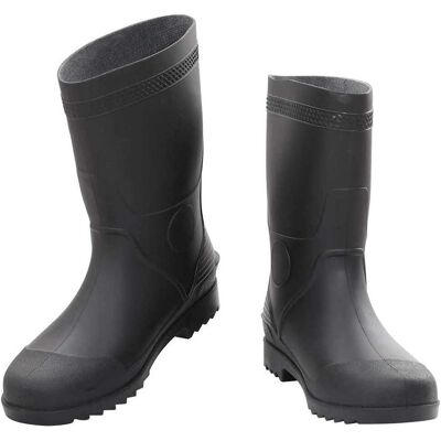DESIGN IN Bottes De Pluie Noir Taille 46 Pvc - Publicité DESIGN IN Bottes De Pluie Noir Taille 46 Pvc - Publicité