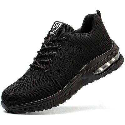 OEM Ulisemchaussures De Securité Hommes Femmes Legere Basket De Securite Respirante Confortable Chaussure De Travail Avec Embout En Acier Noir Taille 38 - Publicité OEM Ulisemchaussures De Securité Hommes Femmes Legere Basket De Securite Respirante Confortable Chaussure De Travail Avec Embout En Acier Noir Taille 38 - Publicité
