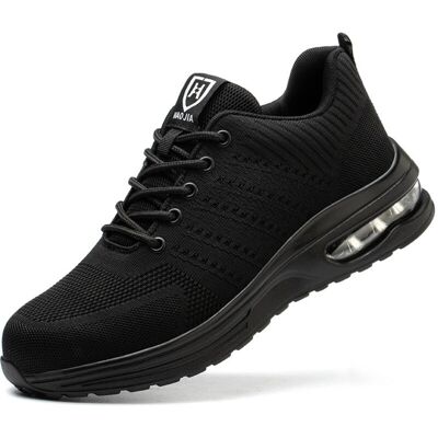 OEM Chaussures De Securité Hommes Femmes Legere Basket De Securite Respirante Confortable Chaussure De Travail Avec Embout En Acier Noir Taille 43 - Publicité OEM Chaussures De Securité Hommes Femmes Legere Basket De Securite Respirante Confortable Chaussure De Travail Avec Embout En Acier Noir Taille 43 - Publicité