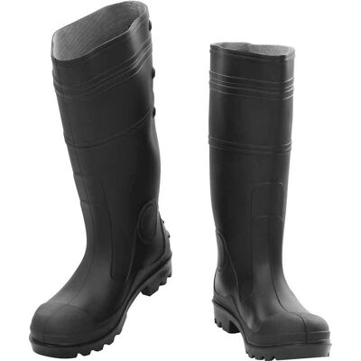 DESIGN IN Bottes De Pluie Noir Taille 40 Pvc - Publicité DESIGN IN Bottes De Pluie Noir Taille 40 Pvc - Publicité
