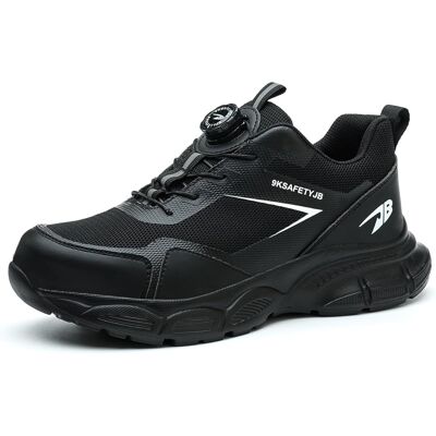 NOSHEIR Chaussures De Sécurité Légères Pour Homme Et Femme - Mode - Bouton Pression - Bottes De Sécurité Avec Embout En Acier - Respirantes - Chaussures De Travail - Chaussures De Sécurité Pour Homme, Noir , - Publicité NOSHEIR Chaussures De Sécurité Légères Pour Homme Et Femme - Mode - Bouton Pression - Bottes De Sécurité Avec Embout En Acier - Respirantes - Chaussures De Travail - Chaussures De Sécurité Pour Homme, Noir , - Publicité