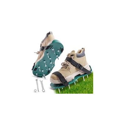 ZVD Sandales Aérateur De Pelouse 42mm – 26 Clous En Plastique Abs – Amélioration De La Qualité Du Sol – Chaussures Ajustables Pour Aération - Publicité ZVD Sandales Aérateur De Pelouse 42mm – 26 Clous En Plastique Abs – Amélioration De La Qualité Du Sol – Chaussures Ajustables Pour Aération - Publicité
