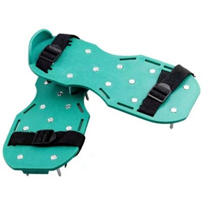 MCKENSA Chaussures Aératrices De Pelouse, Sandales À Crampons Pour Le Jardin, Chaussures D'Aération Du Sol Avec Sangles Réglables Pour L'Entretien De La Pelouse - Publicité MCKENSA Chaussures Aératrices De Pelouse, Sandales À Crampons Pour Le Jardin, Chaussures D'Aération Du Sol Avec Sangles Réglables Pour L'Entretien De La Pelouse - Publicité