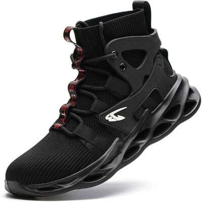 OEM Chaussures De Sécurité Légères Montantes S3 Pour Hommes Et Femmes – Embout Acier – Semelle Intermédiaire En Kevlar – Taille 42 Eu - Noir 42 Eu - Publicité OEM Chaussures De Sécurité Légères Montantes S3 Pour Hommes Et Femmes – Embout Acier – Semelle Intermédiaire En Kevlar – Taille 42 Eu - Noir 42 Eu - Publicité
