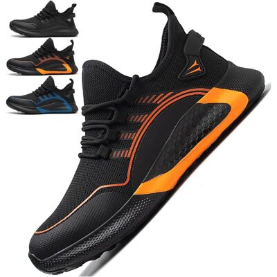 OEM Chaussures De Sécurité Hommes Femmes Avec Capuchon D'Orteil En Acier, Entraîneurs De Sécurité Confortables Légers Smash Et Ponction De Chaussures De Travail Résistant Orange-44 - Publicité OEM Chaussures De Sécurité Hommes Femmes Avec Capuchon D'Orteil En Acier, Entraîneurs De Sécurité Confortables Légers Smash Et Ponction De Chaussures De Travail Résistant Orange-44 - Publicité