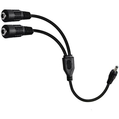 FLAMMKRAFT Câble Répartiteur En Y, Rallonge D'Alimentation 3,5 Mm X 1,35 Mm, 1 Mâle Vers 2 Femelles, 35 Cm - Publicité FLAMMKRAFT Câble Répartiteur En Y, Rallonge D'Alimentation 3,5 Mm X 1,35 Mm, 1 Mâle Vers 2 Femelles, 35 Cm - Publicité