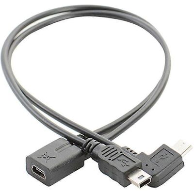 FLAMMKRAFT Câble Répartiteur Mini Usb 5 Broches Femelle Vers Mini Usb 5 Broches Mâle + Rallonge Micro Usb Mâle - Publicité FLAMMKRAFT Câble Répartiteur Mini Usb 5 Broches Femelle Vers Mini Usb 5 Broches Mâle + Rallonge Micro Usb Mâle - Publicité