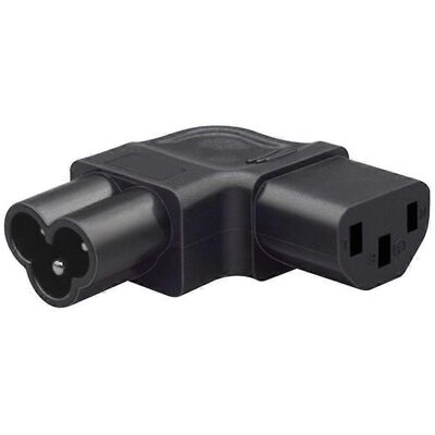 FLAMMKRAFT Adaptateur De Connecteur D'Alimentation C6 Vers C13 Coudé Latéralement Pour Une Gestion Efficace Des Câbles - Publicité FLAMMKRAFT Adaptateur De Connecteur D'Alimentation C6 Vers C13 Coudé Latéralement Pour Une Gestion Efficace Des Câbles - Publicité