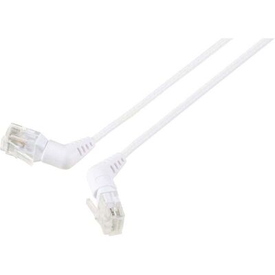 OEM Câble Réseau Rj45 Cat6 U/utp 0,5 M Blanc – Connecteurs Pivotants 360° Et Sortie Coudée – Référence Rf-6071558 - Publicité OEM Câble Réseau Rj45 Cat6 U/utp 0,5 M Blanc – Connecteurs Pivotants 360° Et Sortie Coudée – Référence Rf-6071558 - Publicité