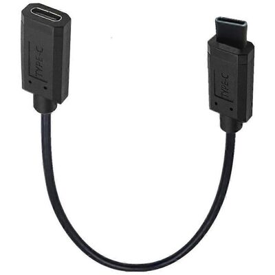 FLAMMKRAFT Câble De Données Usb-c Type-c Antistatique Mâle-femelle 3.1 10 Gbit/s Rapide - Publicité FLAMMKRAFT Câble De Données Usb-c Type-c Antistatique Mâle-femelle 3.1 10 Gbit/s Rapide - Publicité