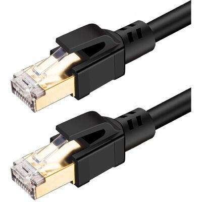 SANS MARQUE (5m) Ethernet Cable Cat 8 Ethernet Cable, Lan Rj45 Sftp Network Cable Speed 40 Gbps / 2000mhz - Publicité SANS MARQUE (5m) Ethernet Cable Cat 8 Ethernet Cable, Lan Rj45 Sftp Network Cable Speed 40 Gbps / 2000mhz - Publicité