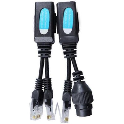 FLAMMKRAFT Kit De Combinaison/répartition De Câbles Ethernet Rj45, Adaptateur Poe (1 Paire) - Publicité FLAMMKRAFT Kit De Combinaison/répartition De Câbles Ethernet Rj45, Adaptateur Poe (1 Paire) - Publicité