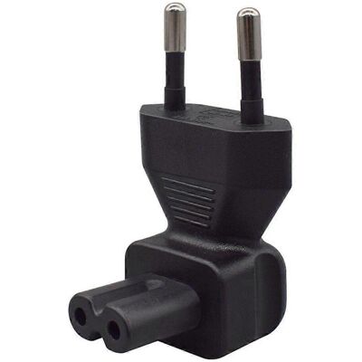 FLAMMKRAFT Adaptateur Secteur Européen 2 Broches Mâle Vers Iec320 C7 Femelle, Convertit Eu4.0 En C7 - Publicité FLAMMKRAFT Adaptateur Secteur Européen 2 Broches Mâle Vers Iec320 C7 Femelle, Convertit Eu4.0 En C7 - Publicité