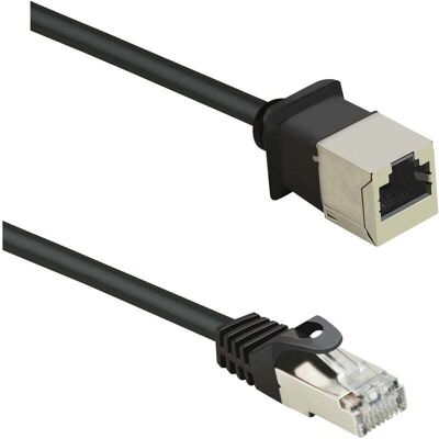 OEM Câble Réseau Rj45 Cat 5e F/utp 1 M Noir Avec Cliquet Et Contacts Dorés – 1 Pièce - Publicité OEM Câble Réseau Rj45 Cat 5e F/utp 1 M Noir Avec Cliquet Et Contacts Dorés – 1 Pièce - Publicité