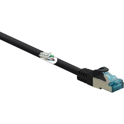 OEM Câble Réseau Rj45 Cat 6a S/ftp Ignifuge Noir 15 M – 1 Pièce – Référence S590862 - Publicité OEM Câble Réseau Rj45 Cat 6a S/ftp Ignifuge Noir 15 M – 1 Pièce – Référence S590862 - Publicité