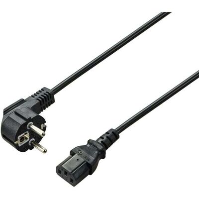 OEM Câble D’alimentation Iec C13 À Angle Droit 0,75 M Noir – Prise Mâle Coudée + Fiche Secteur C13 – Référence C634872 - Publicité OEM Câble D’alimentation Iec C13 À Angle Droit 0,75 M Noir – Prise Mâle Coudée + Fiche Secteur C13 – Référence C634872 - Publicité