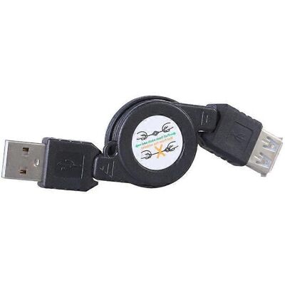 FLAMMKRAFT Câble Extensible Usb 2.0 Mâle-femelle 480 Mbps Pour Un Transfert De Données Efficace - Publicité FLAMMKRAFT Câble Extensible Usb 2.0 Mâle-femelle 480 Mbps Pour Un Transfert De Données Efficace - Publicité