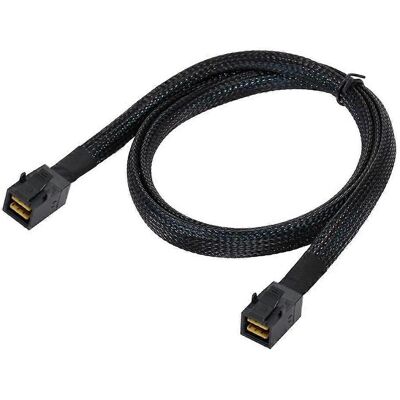 FLAMMKRAFT Câble De Transfert De Données Convertisseur Mini Sas Hd-line Sff-8643 Vers Sff-8643 36 Broches - 0,5 Mètre - Publicité FLAMMKRAFT Câble De Transfert De Données Convertisseur Mini Sas Hd-line Sff-8643 Vers Sff-8643 36 Broches - 0,5 Mètre - Publicité