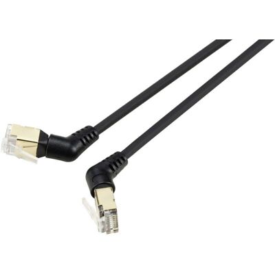 OEM Câble Réseau Rj45 Cat 8.2 S/ftp Noir 0,5 M – Connecteurs Pivotants 360° Et Sortie Coudée – Référence V234483 - Publicité OEM Câble Réseau Rj45 Cat 8.2 S/ftp Noir 0,5 M – Connecteurs Pivotants 360° Et Sortie Coudée – Référence V234483 - Publicité
