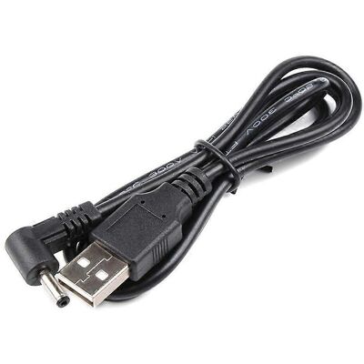 FLAMMKRAFT Câble D'Alimentation Usb Vers Dc 5v Avec Connecteur Coudé, 3,5 X 1,35 Mm, 1 M, Pour Petits Appareils Électroniques - Publicité FLAMMKRAFT Câble D'Alimentation Usb Vers Dc 5v Avec Connecteur Coudé, 3,5 X 1,35 Mm, 1 M, Pour Petits Appareils Électroniques - Publicité