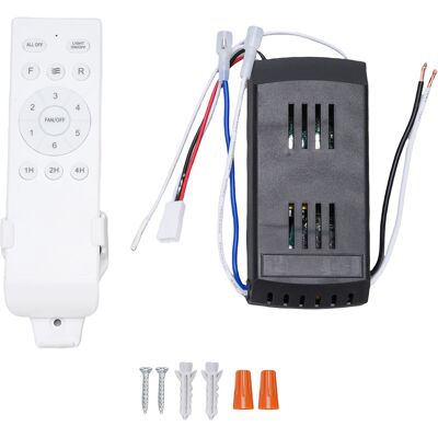 OEM Contrôleur À Distance Universel Pour Ventilateur Plafonnier – Récepteur Dc 6 Vitesses – Timer Programmable – Installation Facile - Publicité OEM Contrôleur À Distance Universel Pour Ventilateur Plafonnier – Récepteur Dc 6 Vitesses – Timer Programmable – Installation Facile - Publicité