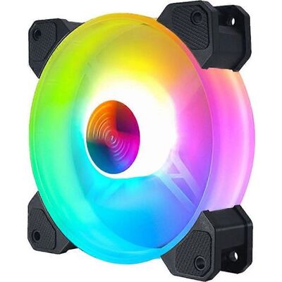 FLAMMKRAFT Ventilateur De Bureau Pour Pc De 12 Cm Avec Éclairage Led Rgb, Télécommande Et Contrôle Du Boîtier. Publicité FLAMMKRAFT Ventilateur De Bureau Pour Pc De 12 Cm Avec Éclairage Led Rgb, Télécommande Et Contrôle Du Boîtier. Publicité