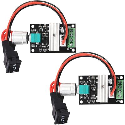 SANS MARQUE 2 Pièces 1203bb 6v 12v 24v 3a 80w Contrôleur De Vitesse De Moteur Dc (pwm) Interrupteur De Pilote De Moteur Réversible Réglable - Publicité SANS MARQUE 2 Pièces 1203bb 6v 12v 24v 3a 80w Contrôleur De Vitesse De Moteur Dc (pwm) Interrupteur De Pilote De Moteur Réversible Réglable - Publicité