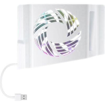 FLAMMKRAFT Ventilateur De Refroidissement Vertical Sur Pied Avec Éclairage, En Plastique, Pour Modèles Slim - Publicité FLAMMKRAFT Ventilateur De Refroidissement Vertical Sur Pied Avec Éclairage, En Plastique, Pour Modèles Slim - Publicité