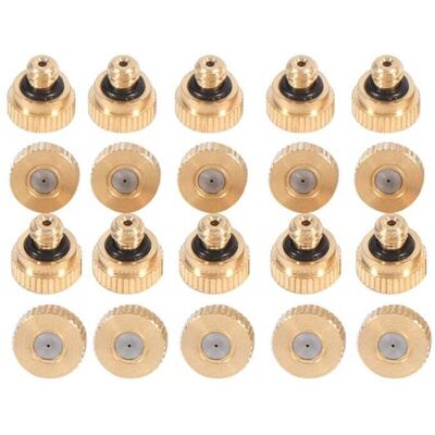 OEM Buses De Brumisation En Laiton Pour Système De Refroidissement (0,4 Mm) 10/24 Unc Garden 20pcs-dou - Publicité OEM Buses De Brumisation En Laiton Pour Système De Refroidissement (0,4 Mm) 10/24 Unc Garden 20pcs-dou - Publicité