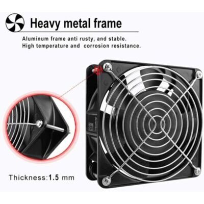 OEM Ventilateur Axial Pour Boîte De Cheminée Insérable Haute Température Pales En Métal Silencieux Universel 120 X 120 X 38 Mm Trimec-dou - Publicité OEM Ventilateur Axial Pour Boîte De Cheminée Insérable Haute Température Pales En Métal Silencieux Universel 120 X 120 X 38 Mm Trimec-dou - Publicité