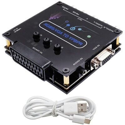 MEMKEY Rgbs Vga Scart To Ypbpr Component Converter For Retro Game Console Component - Publicité MEMKEY Rgbs Vga Scart To Ypbpr Component Converter For Retro Game Console Component - Publicité