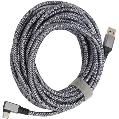 LBVIE Câble Link Vr Pour Quest 2, Gaine En Nylon Tressé, Transfert De Données Haute Vitesse, Câble De Charge, Accessoires Vr Pour Casque Vr Et Pc De Jeu, 6 M / 19,7 Pi - Publicité LBVIE Câble Link Vr Pour Quest 2, Gaine En Nylon Tressé, Transfert De Données Haute Vitesse, Câble De Charge, Accessoires Vr Pour Casque Vr Et Pc De Jeu, 6 M / 19,7 Pi - Publicité