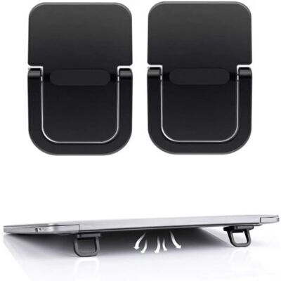 OEM Royaluxe-support Pour Ordinateur Portable, Lot De 2 Mini Support Autocollant, Rehausseur De Clavier Portable Pliable Invisible, Pieds Pour Ordinateur Portable Avec Silicone Antidérapant (noir) - Publicité OEM Royaluxe-support Pour Ordinateur Portable, Lot De 2 Mini Support Autocollant, Rehausseur De Clavier Portable Pliable Invisible, Pieds Pour Ordinateur Portable Avec Silicone Antidérapant (noir) - Publicité
