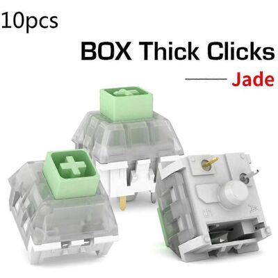FLAMMKRAFT Interrupteur À Clic Épais Pour Clavier 3 Broches Rgb Smd Compatible Cherry Mx - 10 - Jade - Publicité FLAMMKRAFT Interrupteur À Clic Épais Pour Clavier 3 Broches Rgb Smd Compatible Cherry Mx - 10 - Jade - Publicité