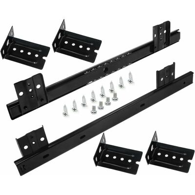 OEM Glissières Pour Tiroirs Coulisse Tiroir 350mm Coulisse A Bille Pour Plateau Coulissant Clavier (1 Paire) Noir - Publicité OEM Glissières Pour Tiroirs Coulisse Tiroir 350mm Coulisse A Bille Pour Plateau Coulissant Clavier (1 Paire) Noir - Publicité