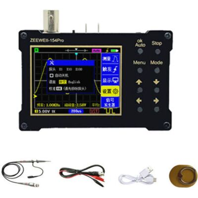 OEM Oscilloscope Numérique 2,4 Pouces Avec Générateur De Signaux – 40 Msa/s, Bande Passante 18 Mhz, Écran Tft 320×240 - Publicité OEM Oscilloscope Numérique 2,4 Pouces Avec Générateur De Signaux – 40 Msa/s, Bande Passante 18 Mhz, Écran Tft 320×240 - Publicité
