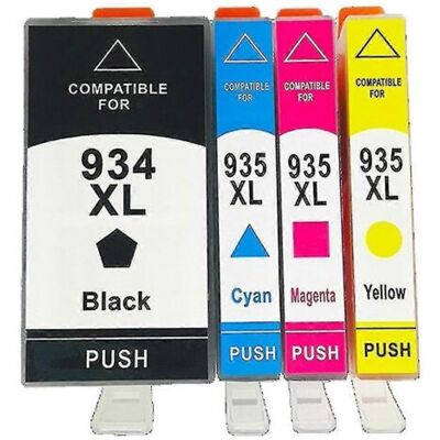 OEM Cartouche D'Encre Haute Capacité 934xl 935xl Compatible Avec Les Imprimantes Hp Officejet Pro 6812 Et 6830 - Publicité OEM Cartouche D'Encre Haute Capacité 934xl 935xl Compatible Avec Les Imprimantes Hp Officejet Pro 6812 Et 6830 - Publicité