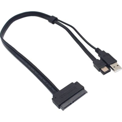 OEM Adaptateur De Cable Alimenté Par Usb De Données De Disque Dur 22pin Vers Esata De 2,5 Pouces Pour Optimisé Pour Ssd, Prend En Charge Uasp - Publicité OEM Adaptateur De Cable Alimenté Par Usb De Données De Disque Dur 22pin Vers Esata De 2,5 Pouces Pour Optimisé Pour Ssd, Prend En Charge Uasp - Publicité