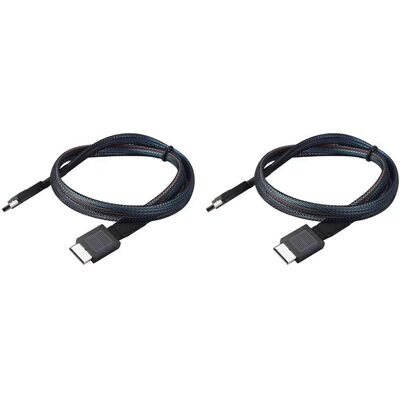 OEM 2x Cable De Disque Dur Multifonction Pratique Pour Serveur Sas Oculink Sff-8611 Cable De Connexion De Carte Réseau Pcie4.0 - Publicité OEM 2x Cable De Disque Dur Multifonction Pratique Pour Serveur Sas Oculink Sff-8611 Cable De Connexion De Carte Réseau Pcie4.0 - Publicité