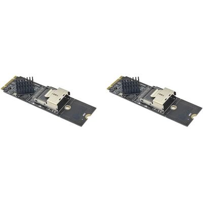 OEM Carte Adaptatrice Pour Deux Disques Durs M.2 Nvme Vers Sff-8087 Sata3.0 - Sas/36 Broches - Publicité OEM Carte Adaptatrice Pour Deux Disques Durs M.2 Nvme Vers Sff-8087 Sata3.0 - Sas/36 Broches - Publicité