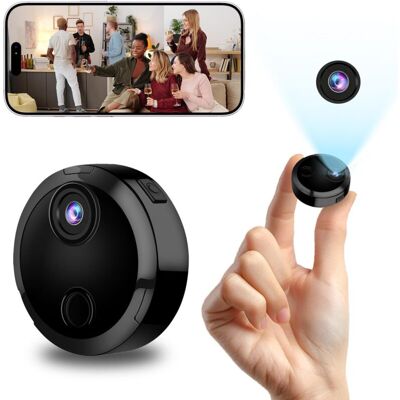 OEM Mini Caméra De Surveillance Wifi 1080p Intérieur, Camera Intérieur Et Extérieur Sans Fil Avec 2.4ghz Wifi, Vision Nocturne Et Détection De Mouvement, Pour Maison, Bureau Et Voiture - Publicité OEM Mini Caméra De Surveillance Wifi 1080p Intérieur, Camera Intérieur Et Extérieur Sans Fil Avec 2.4ghz Wifi, Vision Nocturne Et Détection De Mouvement, Pour Maison, Bureau Et Voiture - Publicité